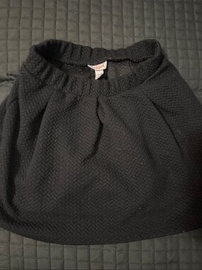 Cat & Jack Black Textured Skater Skirt